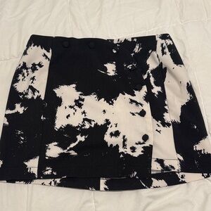 Urban Outfitters Black and White Mini Skirt